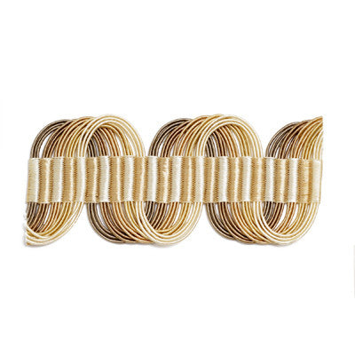 Undulating Border by Kravet Couture Trim Kravet Couture Trim Undulating Border Trim COTTON - 56%;RAYON - 44% China </p><p>Repeat: H: 0, V: 0 1.75 - Fabric Carolina -