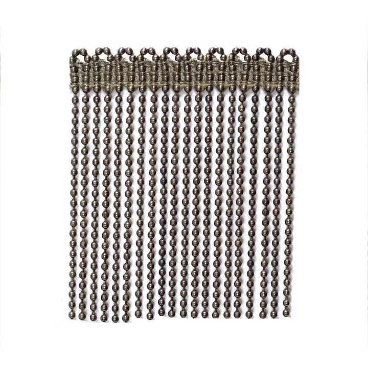 Ball/Chain Bull Armour by Kravet Couture Designer Trim SOPRANO COLLECTION METAL - 99%;VISCOSE - 1% Egypt Horizontal: and Vertical: 3.5 - Swanky Fabrics -