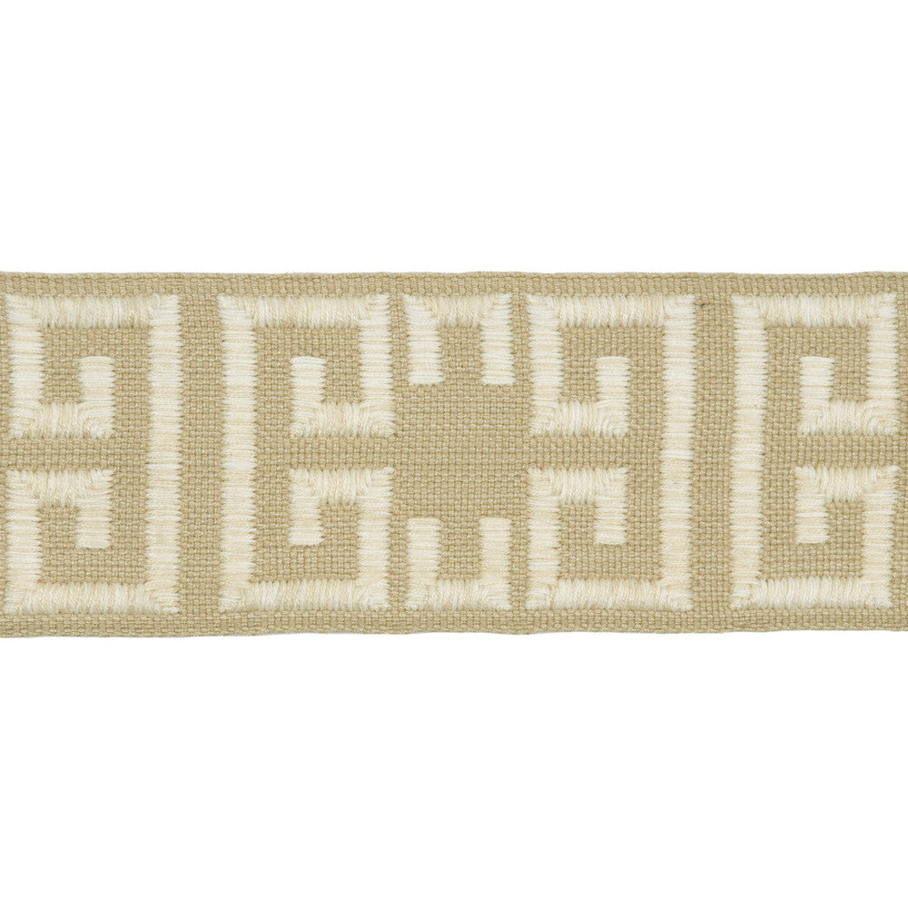 Empress Edging Pearl by Kravet Couture Designer Trim BARBARA BARRY INDOCHINE VISCOSE - 100% France - Horizontal: - and Vertical: - 2.5 - Swanky Fabrics -