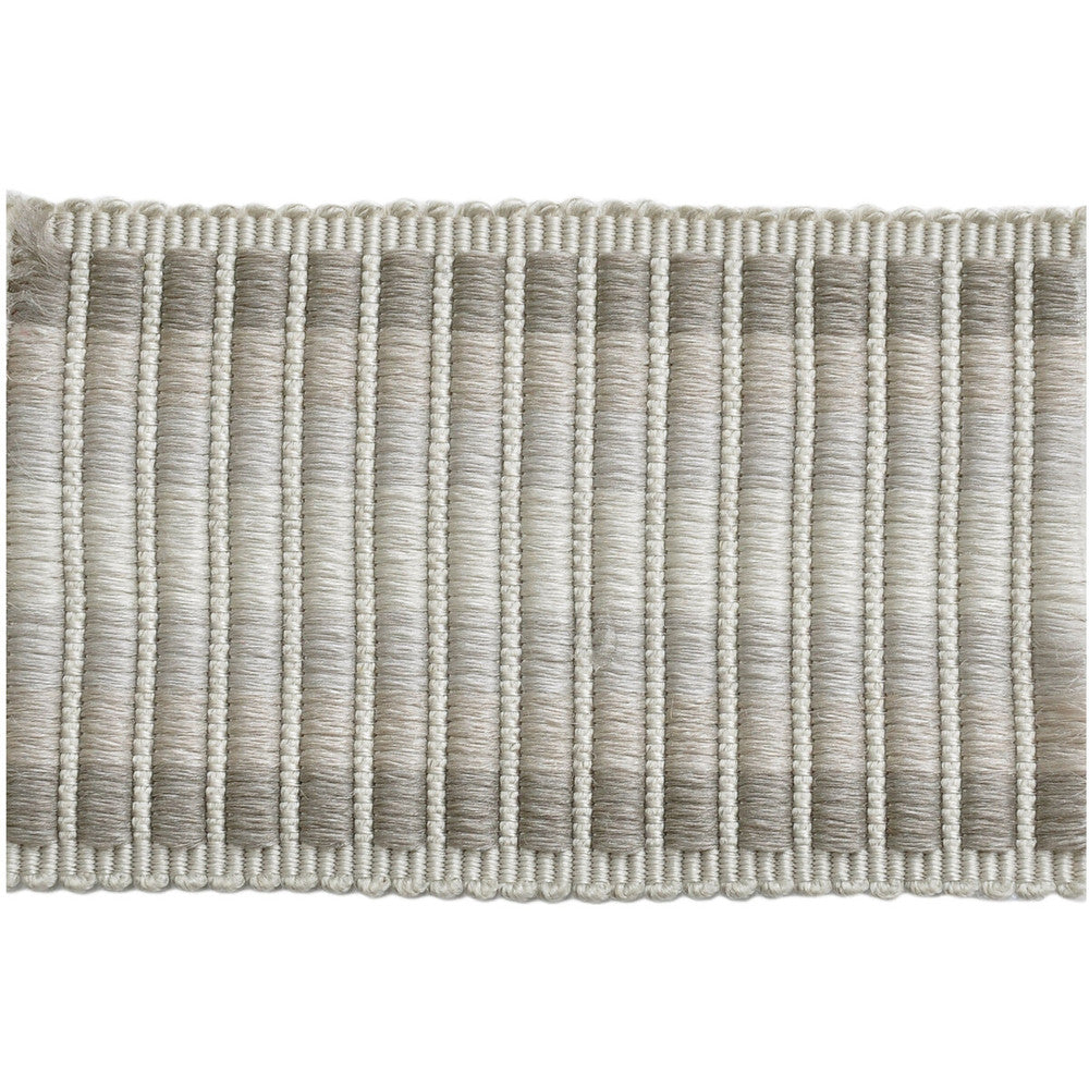 Ottoman Band Grey Frost by Kravet Design Designer Trim CALVIN KLEIN COLLECTION SILK - 100% China Horizontal: and Vertical: 1.75 - Swanky Fabrics -