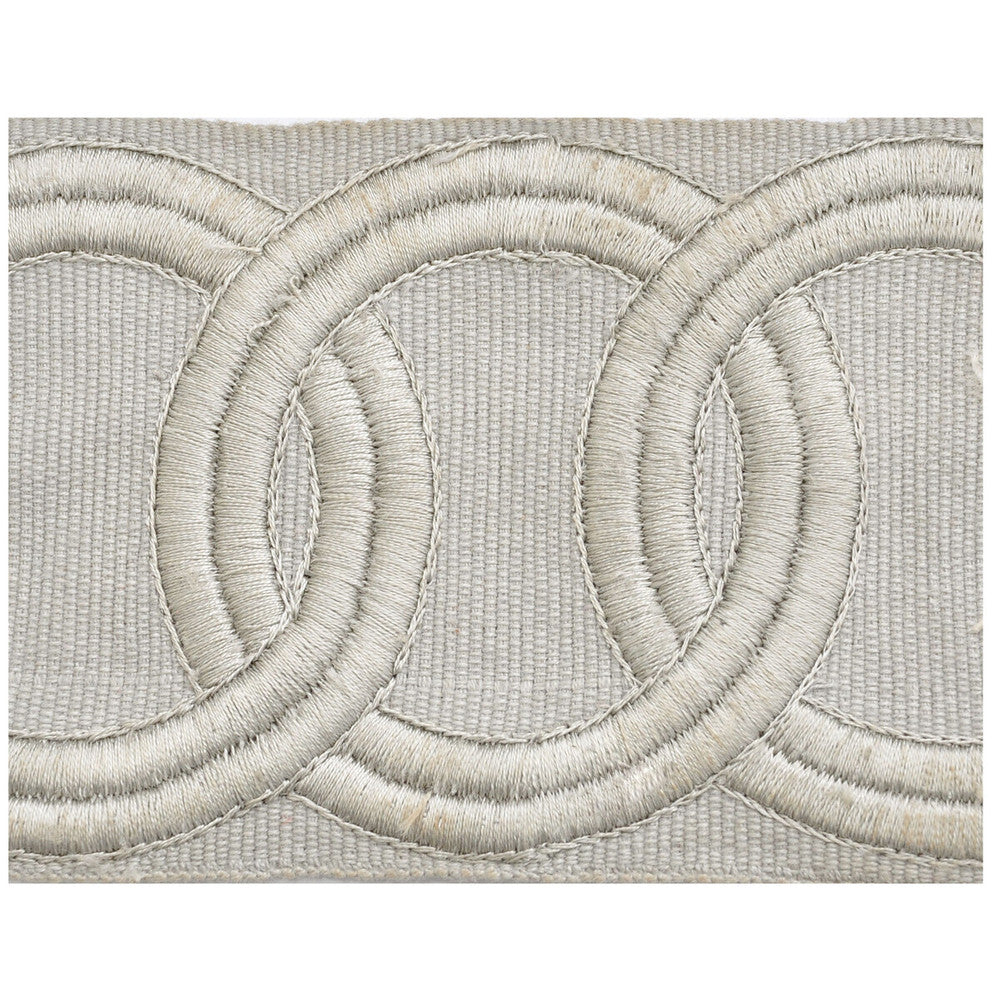 Grecian Braid Grey Frost by Kravet Couture Designer Trim CALVIN KLEIN COLLECTION COTTON - 78%;RAYON - 22% India - Horizontal: 2.5 and Vertical: 1.5 2.559 - Swanky Fabrics -