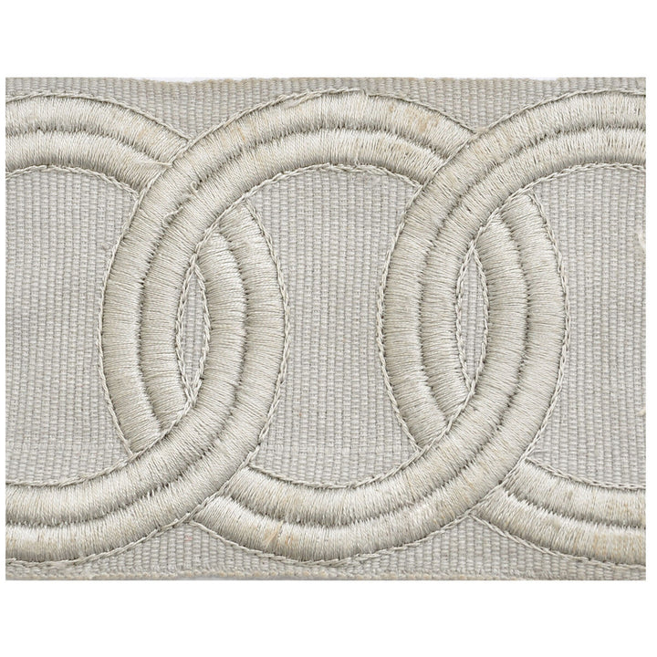 Grecian Braid Grey Frost by Kravet Couture Designer Trim CALVIN KLEIN COLLECTION COTTON - 78%;RAYON - 22% India - Horizontal: 2.5 and Vertical: 1.5 2.559 - Swanky Fabrics -