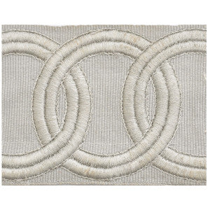 Grecian Braid Grey Frost by Kravet Couture Designer Trim