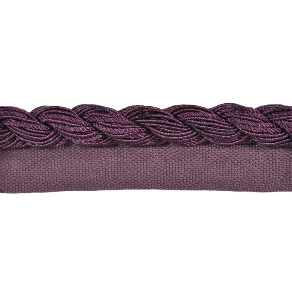 Free Spirit Aubergine by Kravet Couture Designer Trim POLYESTER - 80%;COTTON - 20% India Horizontal: and Vertical: 1 - Swanky Fabrics -