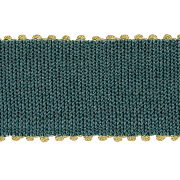 Abbey Road Peacock by Kravet Couture Trim Kravet Couture Trim Abbey Road PeacockTrim RAYON - 99%;POLYESTER - 1% India </p><p>Repeat: H: , V: 2 - Fabric Carolina -