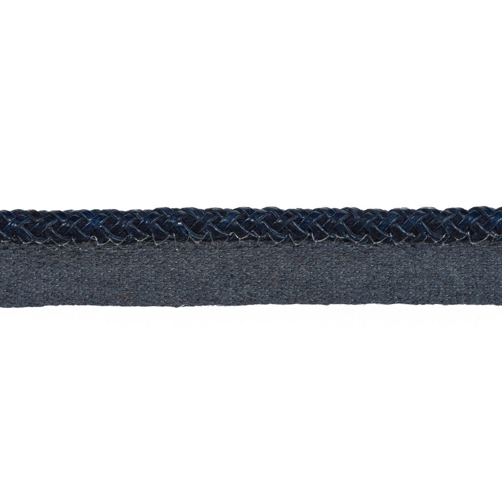 Disco Denim by Kravet Couture Designer Trim NOMAD CHIC POLYURETHANE - 91%;COTTON - 9% Spain - Horizontal: - and Vertical: - 0.75 - Swanky Fabrics -
