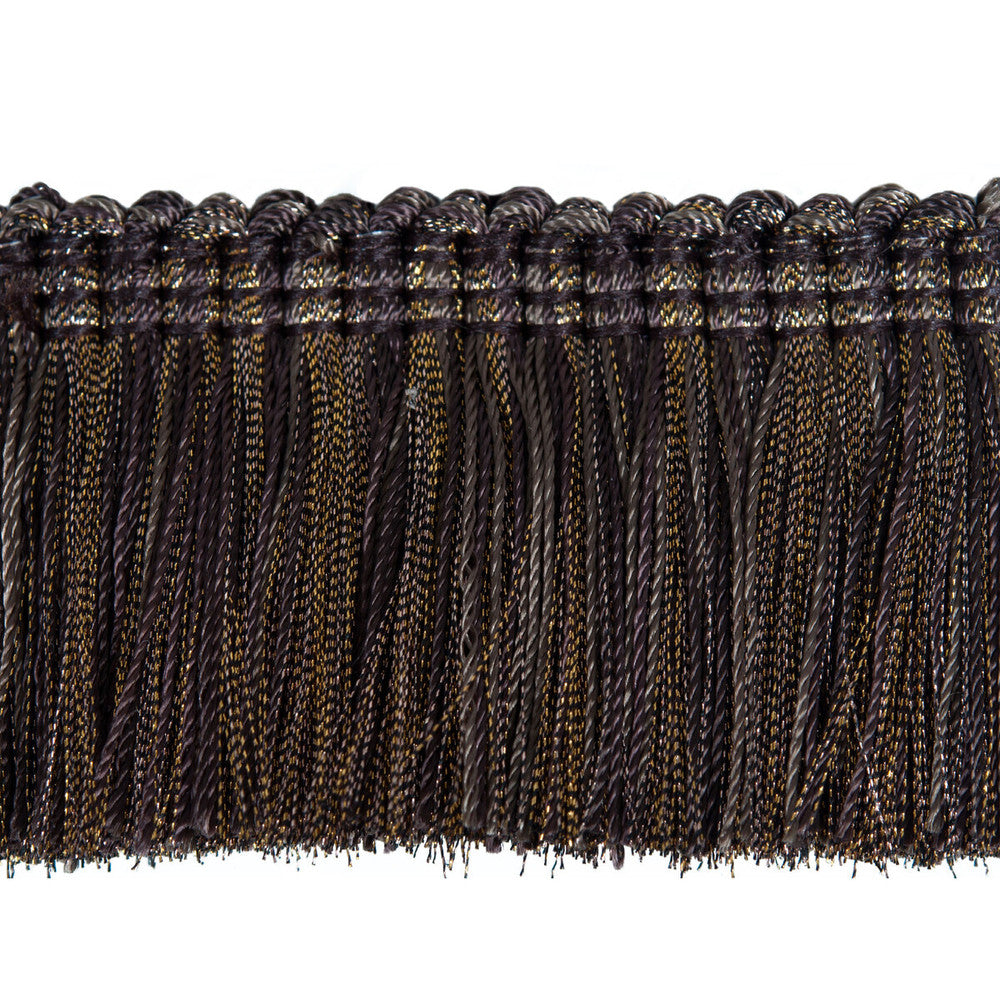 Shimmer Brush Rustic Iron by Kravet Couture Designer Trim RAYON - 55%;LUREX - 43%;NYLON - 1%;POLYESTER - 1% China Horizontal: and Vertical: 2 - Swanky Fabrics -