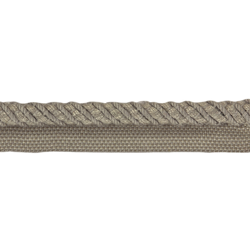 Curler Cord Stone by Kravet Couture Designer Trim COTTON - 55%;VISCOSE - 45% France Horizontal: and Vertical: 1 - Swanky Fabrics -