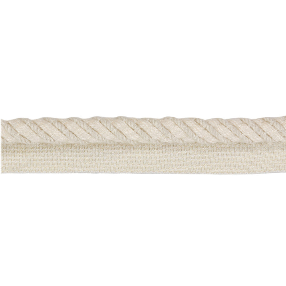 Curler Cord Salt by Kravet Couture Designer Trim COTTON - 55%;VISCOSE - 45% France Horizontal: and Vertical: 1 - Swanky Fabrics -