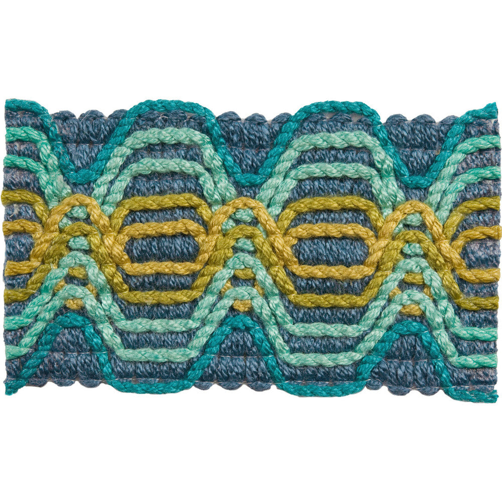 Super Star Capri by Kravet Design Designer Trim JONATHAN ADLER UTOPIA VISCOSE - 97%;POLYESTER - 3% Germany Horizontal: and Vertical: 1.5 - Swanky Fabrics -