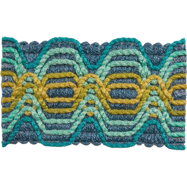 Super Star Capri by Kravet Design Designer Trim JONATHAN ADLER UTOPIA VISCOSE - 97%;POLYESTER - 3% Germany - Horizontal: - and Vertical: - 1.5 - Swanky Fabrics -