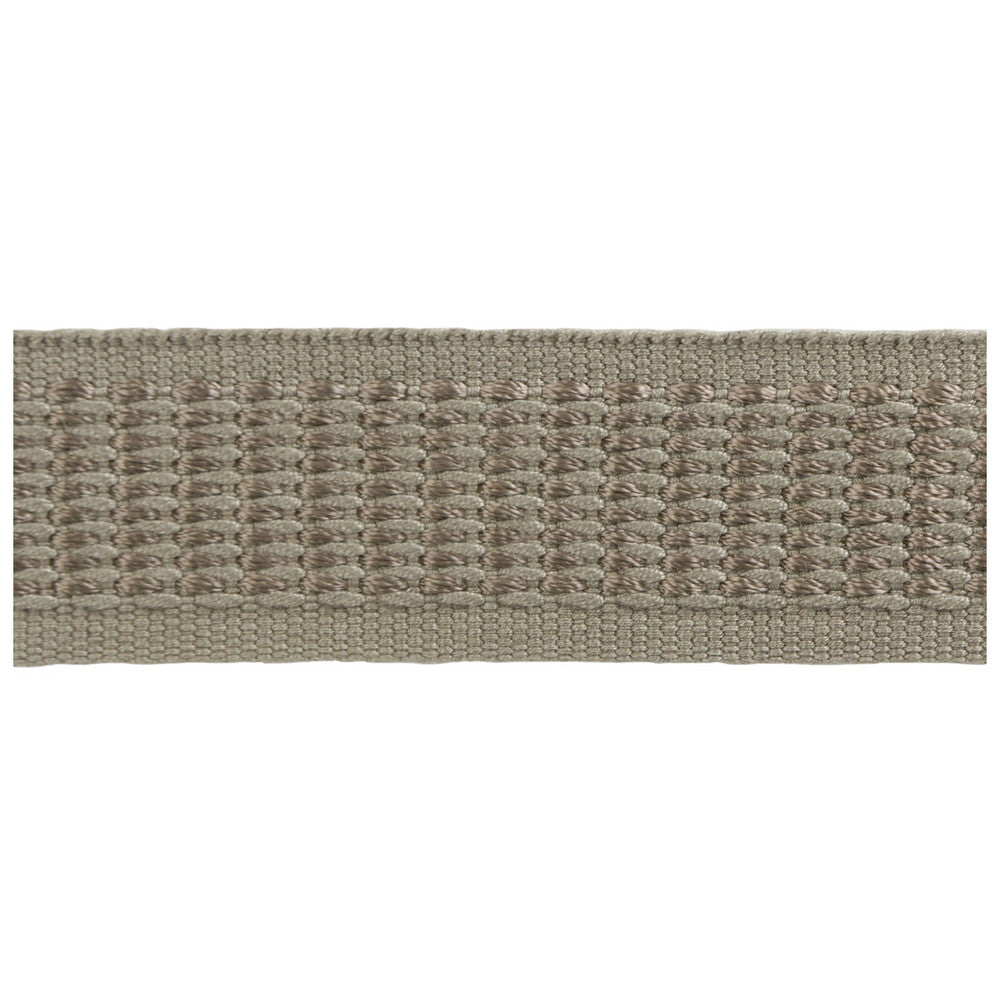 Oblixe Band Mink by Kravet Design Designer Trim DIANE VON FURSTENBERG SIGNATURE TRIM VISCOSE - 64%;MERCERIZED COTTON - 36% Egypt - Horizontal: - and Vertical: - 1.53 - Swanky Fabrics -