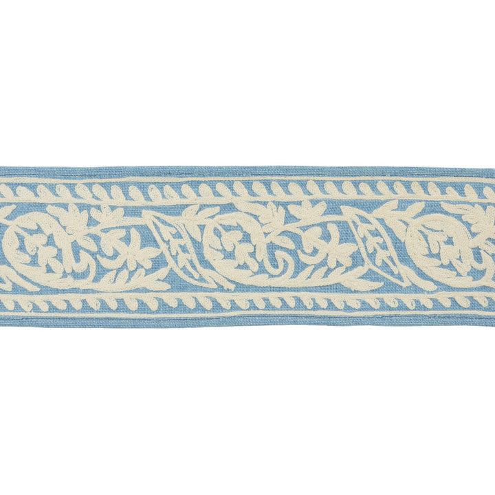 Neeta Sky by Kravet Design Trim Kravet Design Trim Neeta SkyTrim ECHO HEIRLOOM INDIA TRIM COLLECTION LINEN - 55%;VISCOSE - 45% India </p><p>Repeat: H: , V: 3 - Fabric Carolina -