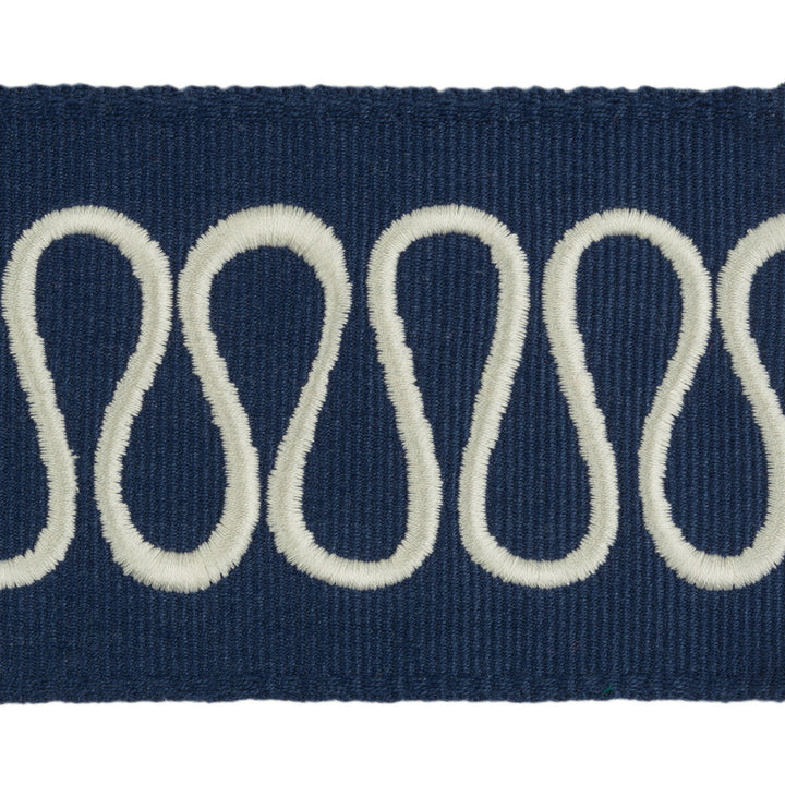 Bodoni Tape Sailor by Kravet Design Designer Trim JONATHAN ADLER CHARADE COTTON - 75%;VISCOSE - 25% India Horizontal: and Vertical: 2.36 - Swanky Fabrics -
