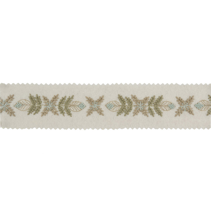 Edelweiss Green Meadow by Kravet Couture Designer Trim BARBARA BARRY CHALET TRIMS POLYESTER - 100% India Horizontal: and Vertical: 1.5 - Swanky Fabrics -