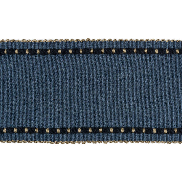 Cable Edge Band Indigo by Kravet Design Trim Kravet Design Trim Cable Edge Band IndigoTrim CONSTANTINOPLE FIBRANNE - 53%;RAYON - 47% China </p><p>Repeat: H: , V: 2.5 - Fabric Carolina -