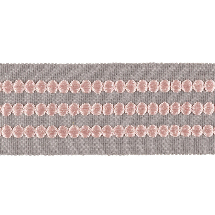 Triple Dot Blush by Kravet Design Designer Trim KATE SPADE COLLECTION COTTON - 85%;RAYON - 15% India Horizontal: and Vertical: 1.5 - Swanky Fabrics -