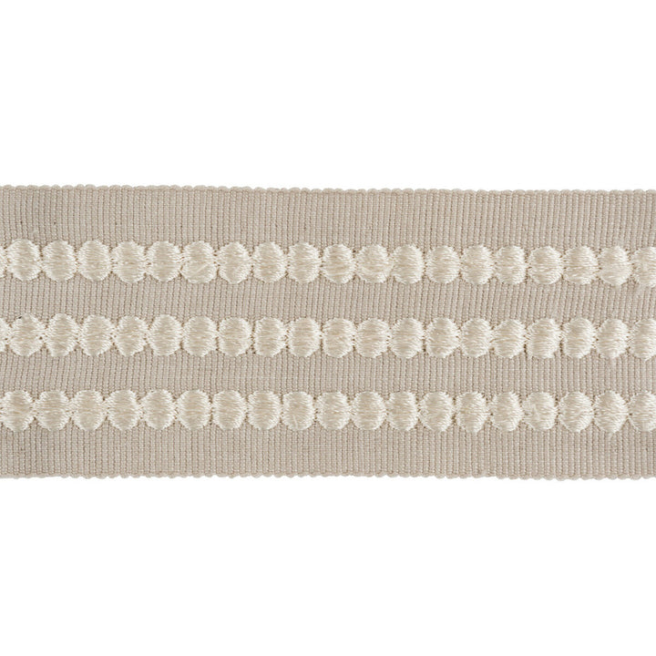 Triple Dot Flaxseed by Kravet Design Designer Trim KATE SPADE COLLECTION COTTON - 85%;RAYON - 15% India Horizontal: and Vertical: 1.5 - Swanky Fabrics -