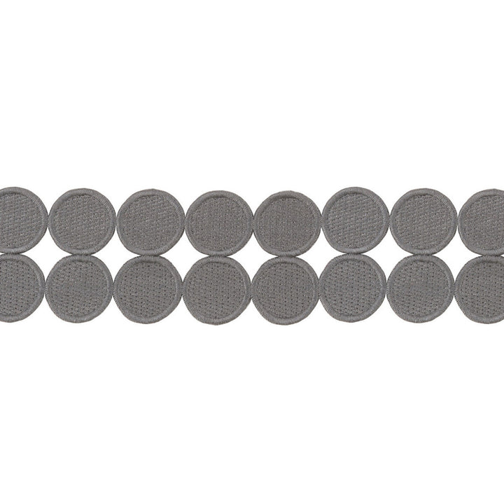 Double Dot Charcoal by Kravet Design Designer Trim KATE SPADE COLLECTION POLYESTER - 100% China Horizontal: and Vertical: 1.8125 - Swanky Fabrics -