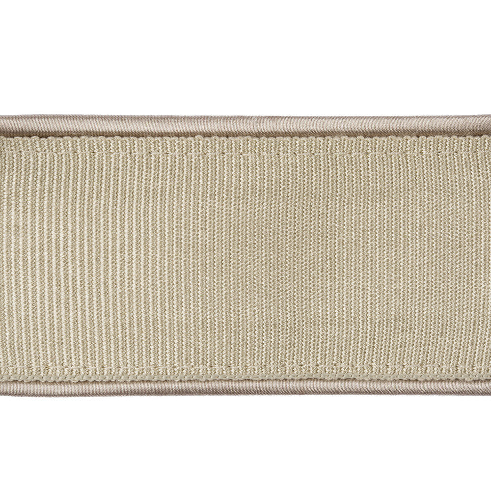 Satin Edge Band Mink by Kravet Design Designer Trim CANDICE OLSON COLLECTION VISCOSE - 86%;ACRYLIC - 10%;POLYESTER - 4% Italy Horizontal: and Vertical: 1.89 - Swanky Fabrics -