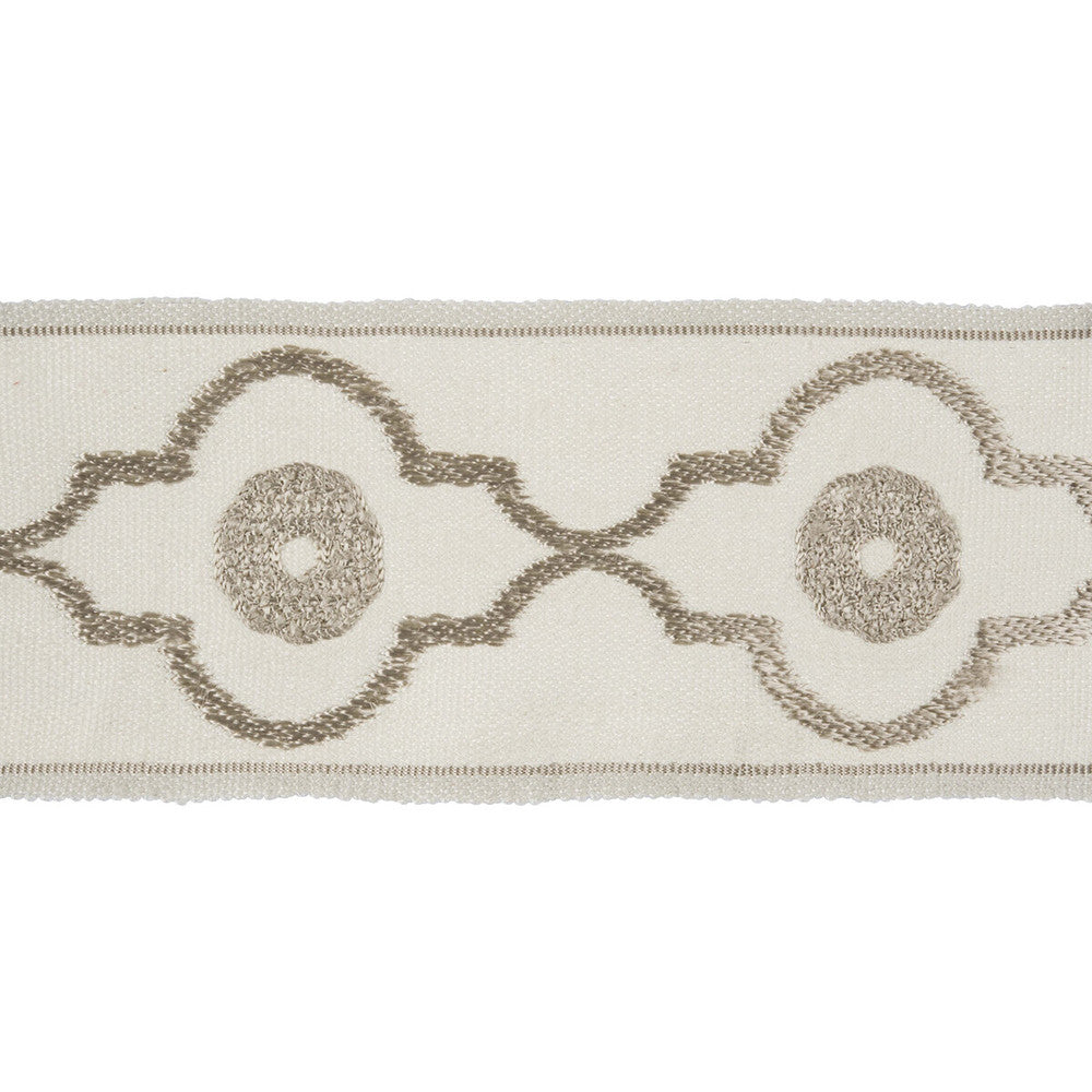 Ogee Chain Dove by Kravet Design Designer Trim CANDICE OLSON COLLECTION LINEN - 43%;RAYON - 33%;VISCOSE - 24% China - Horizontal: - and Vertical: - 2.95 - Swanky Fabrics -