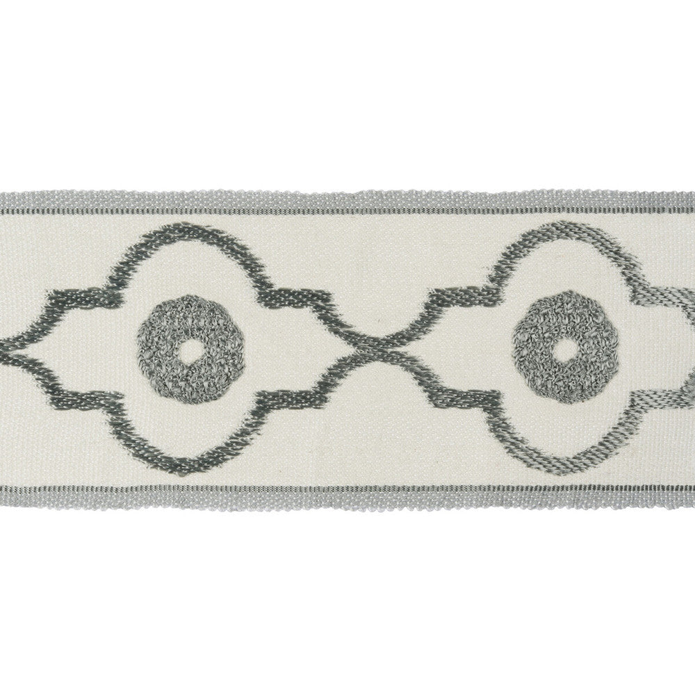 Ogee Chain Vapor by Kravet Design Designer Trim CANDICE OLSON COLLECTION LINEN - 43%;RAYON - 33%;VISCOSE - 24% China Horizontal: and Vertical: 2.95 - Swanky Fabrics -