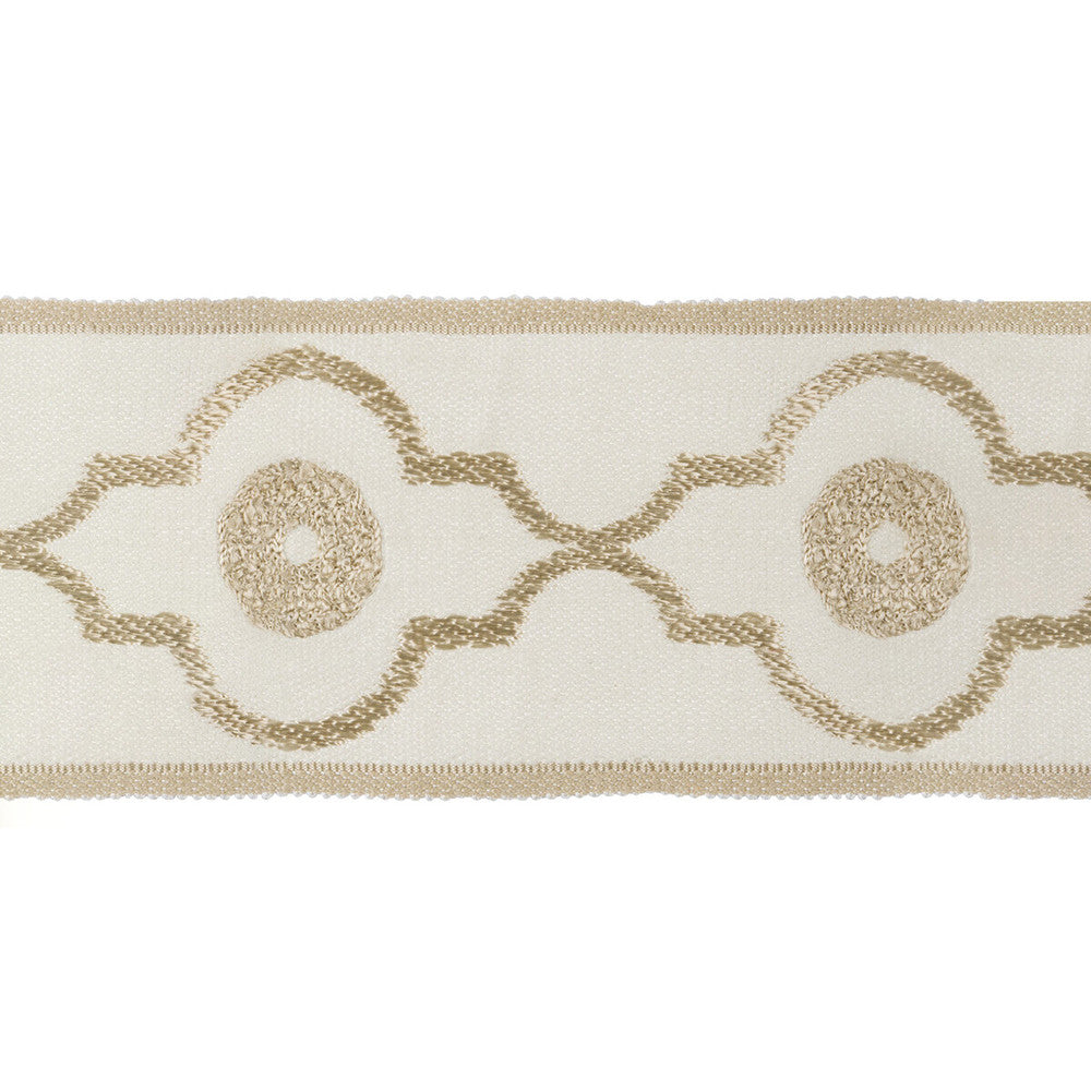 Ogee Chain Cream by Kravet Design Designer Trim CANDICE OLSON COLLECTION LINEN - 43%;RAYON - 33%;VISCOSE - 24% China Horizontal: and Vertical: 2.95 - Swanky Fabrics -