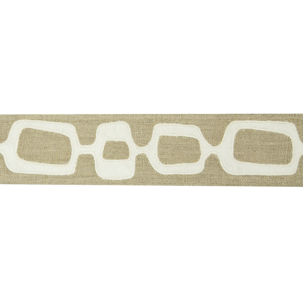 Organic Links Natural by Kravet Design Designer Trim - LINEN - 50%;WOOL - 45%;VISCOSE - 5% India - Horizontal: - and Vertical: - 2.75 - Swanky Fabrics -