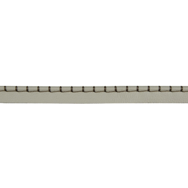 Whip Stitch Cord Steel by Kravet Design Designer Trim LEATHER TRIM COW HIDE - 90%;COTTON - 5%;POLYESTER - 5% Austria Horizontal: and Vertical: 2.5 - Swanky Fabrics -