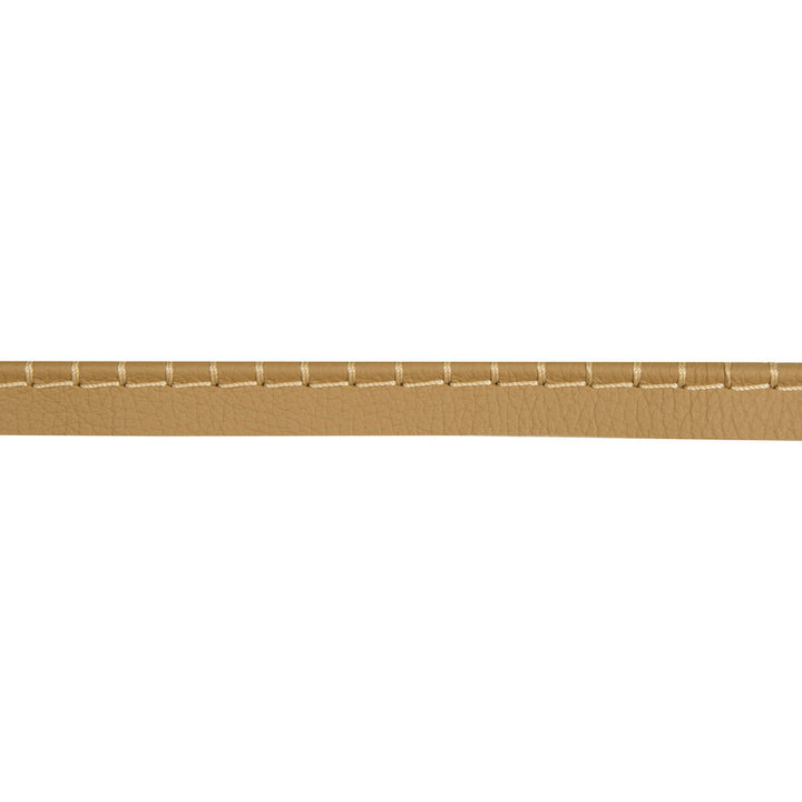 Whip Stitch Cord Tan by Kravet Design Designer Trim LEATHER TRIM COW HIDE - 90%;COTTON - 5%;POLYESTER - 5% Austria Horizontal: and Vertical: 2.5 - Swanky Fabrics -