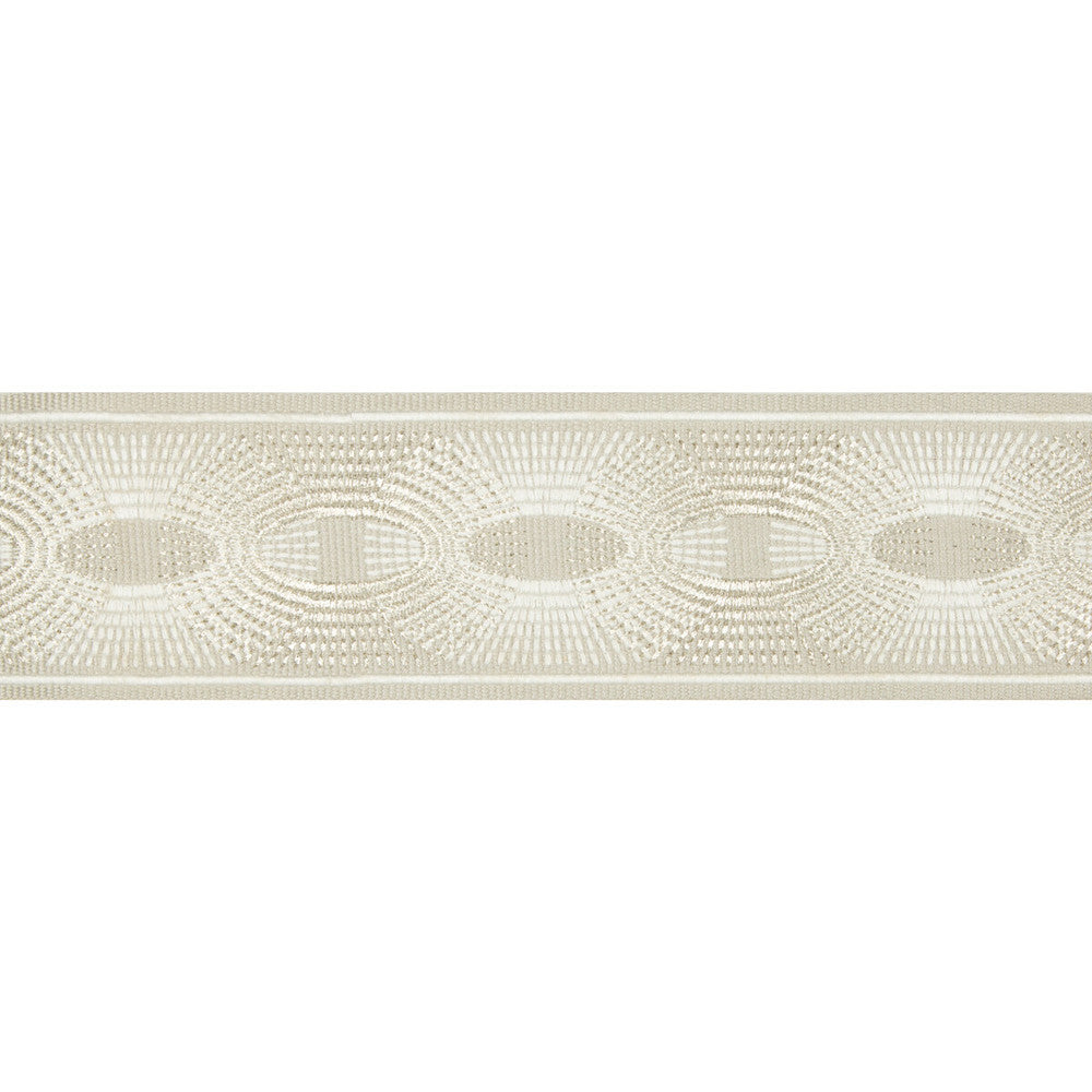 Deco Rays Soft Grey by Kravet Design Designer Trim BRAIDS BANDS & BORDERS LINEN - 35%;POLYESTER - 32%;VISCOSE - 20%;METALLIC - 13% China - Horizontal: - and Vertical: - 3 - Swanky Fabrics -