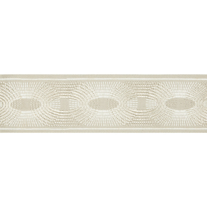 Deco Rays Soft Grey by Kravet Design Trim Kravet Design Trim Deco Rays Soft GreyTrim BRAIDS BANDS & BORDERS LINEN - 35%;POLYESTER - 32%;VISCOSE - 20%;METALLIC - 13% China </p><p>Repeat: H: , V: 3 - Fabric Carolina -