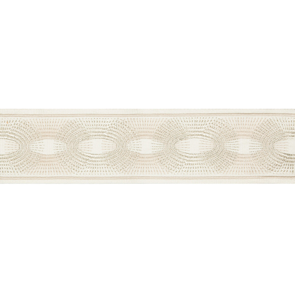 Deco Rays Oyster by Kravet Design Trim Kravet Design Trim Deco Rays OysterTrim BRAIDS BANDS & BORDERS LINEN - 35%;POLYESTER - 32%;VISCOSE - 20%;METALLIC - 13% China </p><p>Repeat: H: , V: 3 - Fabric Carolina -
