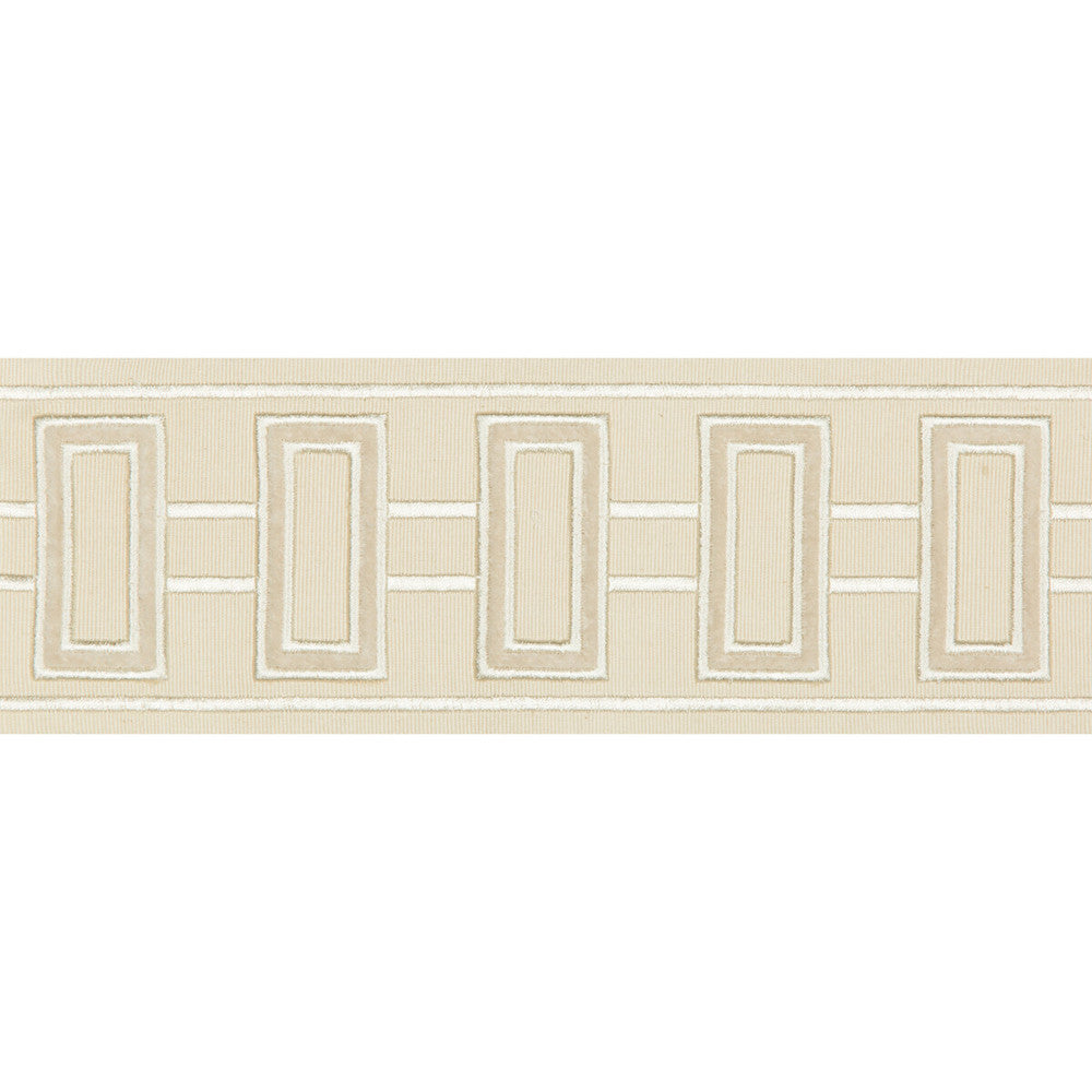 Grid Lock Ivory by Kravet Design Trim Kravet Design Trim Grid Lock IvoryTrim BRAIDS BANDS & BORDERS COTTON - 85%;POLYESTER - 15% India </p><p>Repeat: H: 3, V: 12.7 3 - Fabric Carolina -