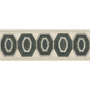 Geodex Steel Grey by Kravet Design Designer Trim