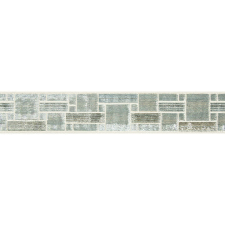 Brick Path Mineral by Kravet Design Designer Trim BRAIDS BANDS & BORDERS COTTON - 56%;VISCOSE - 44% India Horizontal: and Vertical: 2.75 - Swanky Fabrics -