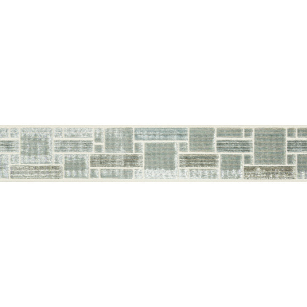 Brick Path Mineral by Kravet Design Trim Kravet Design Trim Brick Path MineralTrim BRAIDS BANDS & BORDERS COTTON - 56%;VISCOSE - 44% India </p><p>Repeat: H: , V: 2.75 - Fabric Carolina -