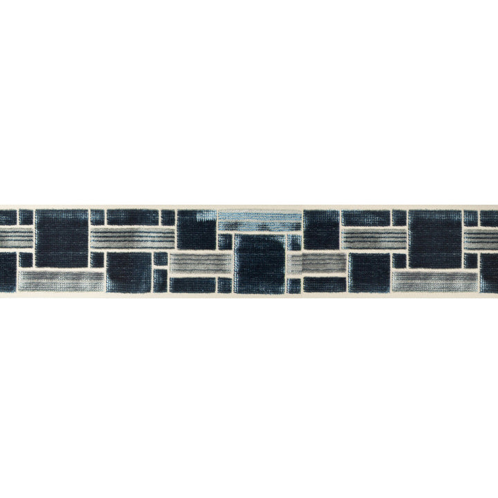 Brick Path Indigo by Kravet Design Trim Kravet Design Trim Brick Path IndigoTrim BRAIDS BANDS & BORDERS COTTON - 56%;VISCOSE - 44% India </p><p>Repeat: H: , V: 2.75 - Fabric Carolina -