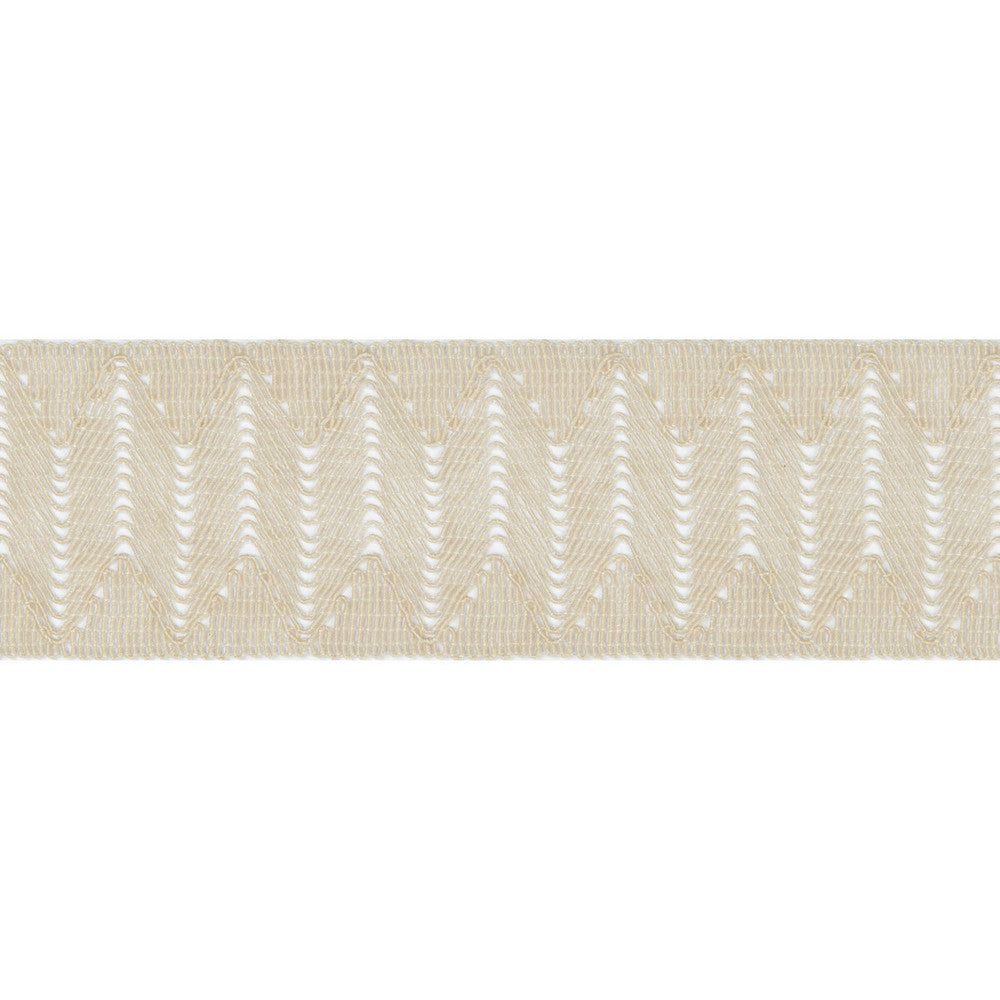 Wave Crest Ivory by Kravet Couture Designer Trim SUE FIRESTONE MALIBU TRIM LINEN - 63%;ACRYLIC - 29%;POLYAMIDE - 8% Italy Horizontal: and Vertical: 2.16 - Swanky Fabrics -
