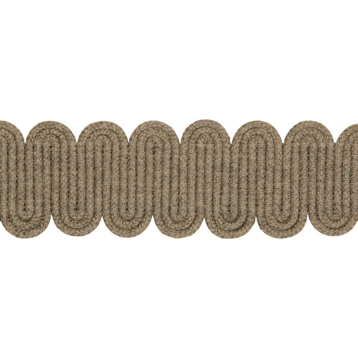 Switchback Flax by Kravet Design Designer Trim PERFORMANCE TRIM INDOOR/OUTDOOR POLYAMIDE - 100% Germany Horizontal: 1 and Vertical: 2 - Swanky Fabrics -