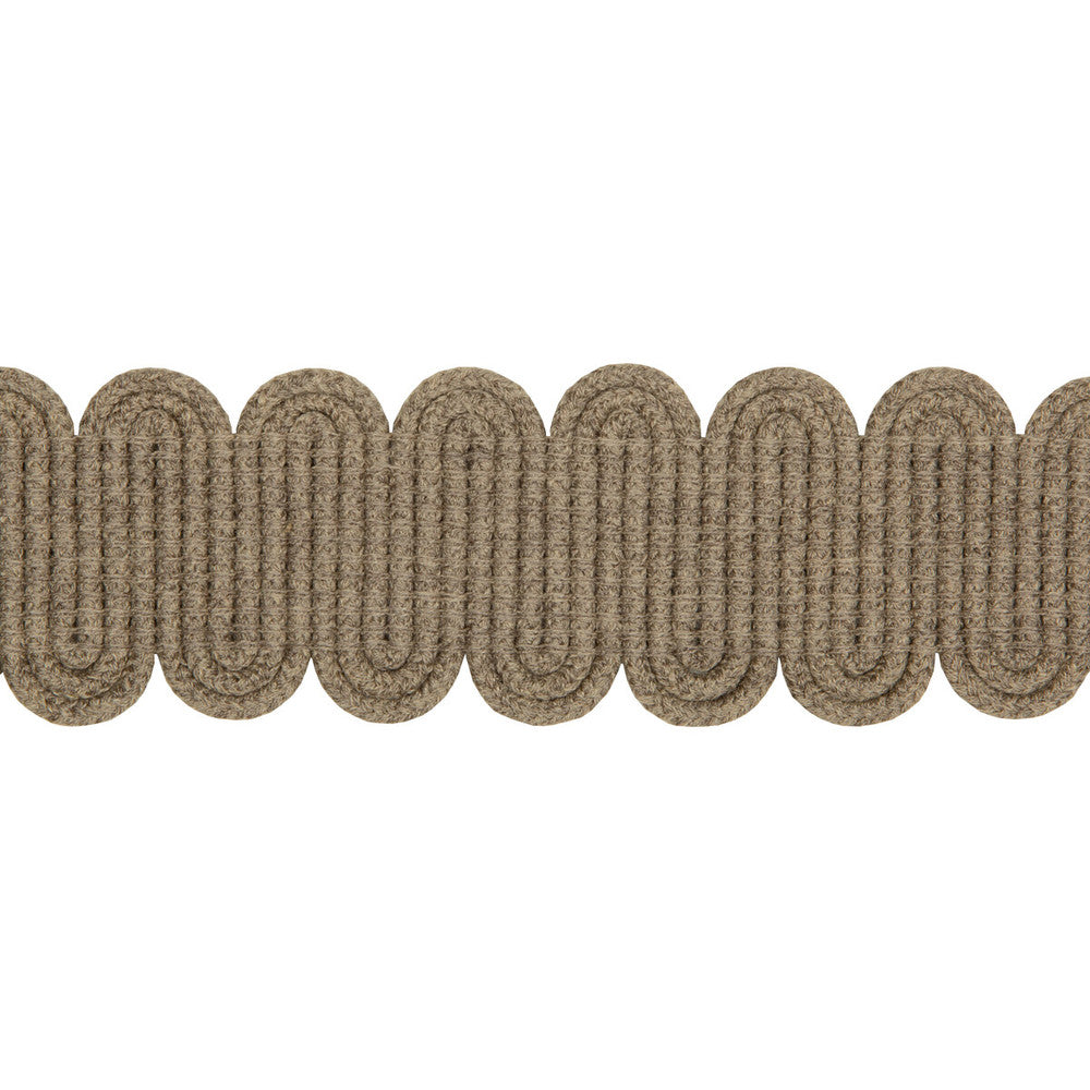 Switchback Flax by Kravet Design Designer Trim PERFORMANCE TRIM INDOOR/OUTDOOR POLYAMIDE - 100% Germany Horizontal: 1 and Vertical: 2 - Swanky Fabrics -