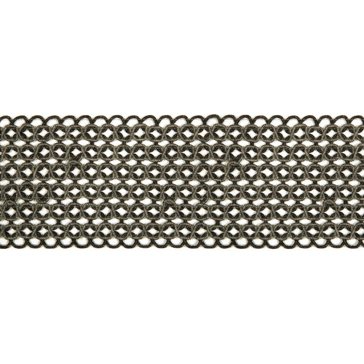 Hammock Border Graphite by Kravet Design Designer Trim PERFORMANCE TRIM INDOOR/OUTDOOR POLYACRYLIC - 97%;POLYESTER - 3% Germany Horizontal: and Vertical: 2.76 - Swanky Fabrics -