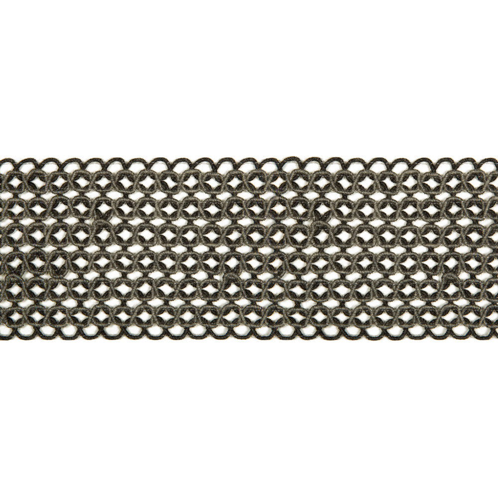 Hammock Border Graphite by Kravet Design Trim Kravet Design Trim Hammock Border GraphiteTrim PERFORMANCE TRIM INDOOR/OUTDOOR POLYACRYLIC - 97%;POLYESTER - 3% Germany </p><p>Repeat: H: , V: 2.76 - Fabric Carolina -