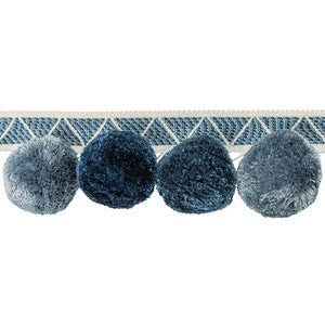 Phuket Poms Indigo by Kravet Designer Trim