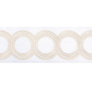 Looped Tape Cream by Kravet Designer Trim