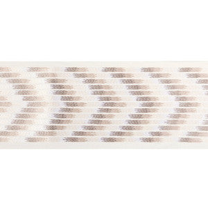 Chevron Wide Tape Stone T30839.1611.0 By Kravet Couture Designer Trim