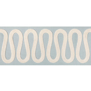 Wiggle Wide Tape Sky T30840.115.0 By Kravet Couture Designer Trim