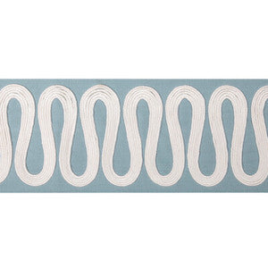 Wiggle Wide Tape Delft T30840.515.0 By Kravet Couture Designer Trim