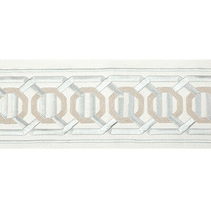 Octagon Wide Tape Silver T30841.11.0 By Kravet Couture Designer Trim