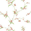ORCHID TRAIL White T3135 by Thibaut Designer Wallpaper